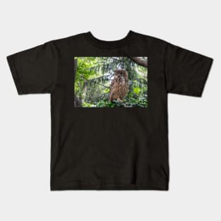 Indian eagle-owl Kids T-Shirt